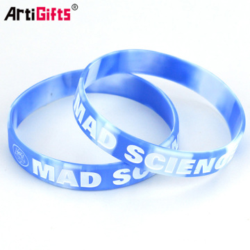 Bracelets en silicone personnalisés promotionnels europe